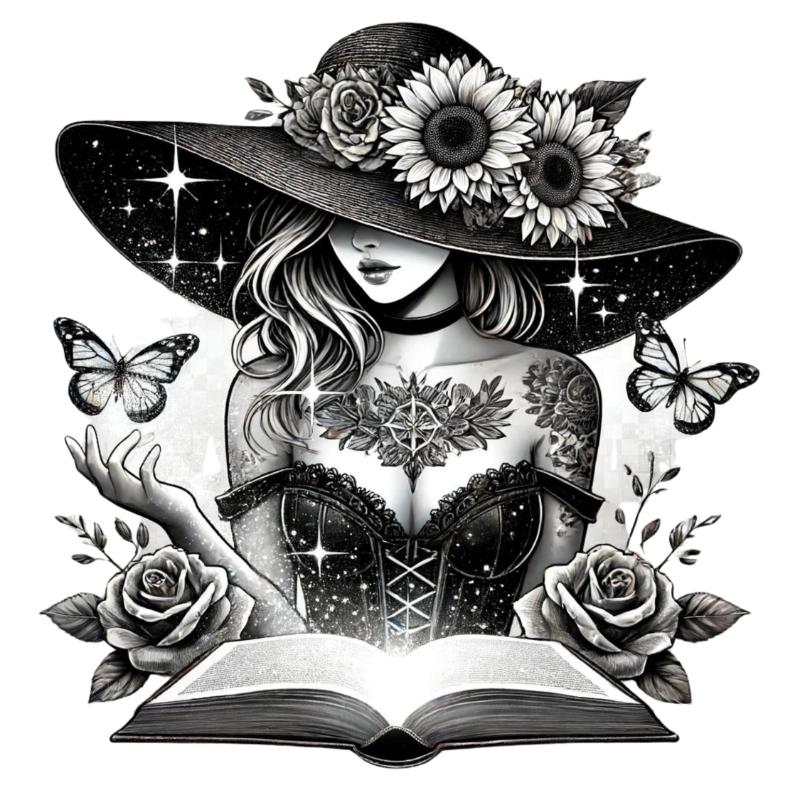 Heat transfers Iron on stickers  Tattoo girl 12 for Tshirts Iron on Decal Patches Stickers Clothes Hat Pillows DIY Crafts