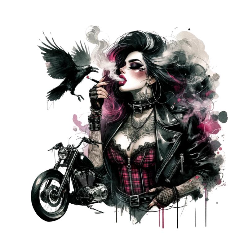 Heat transfers Iron on stickers  Tattoo girl 162 for Tshirts Iron on Decal Patches Stickers Clothes Hat Pillows DIY Crafts