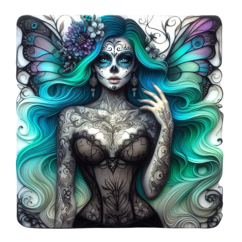 Heat transfers Iron on stickers  Tattoo girl 151 for Tshirts Iron on Decal Patches Stickers Clothes Hat Pillows DIY Crafts