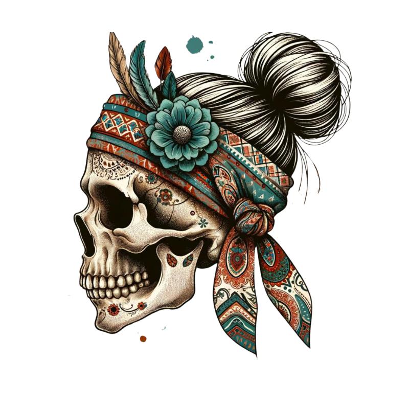 Heat transfers Iron on stickers  Tattoo girl 145 for Tshirts Iron on Decal Patches Stickers Clothes Hat Pillows DIY Crafts