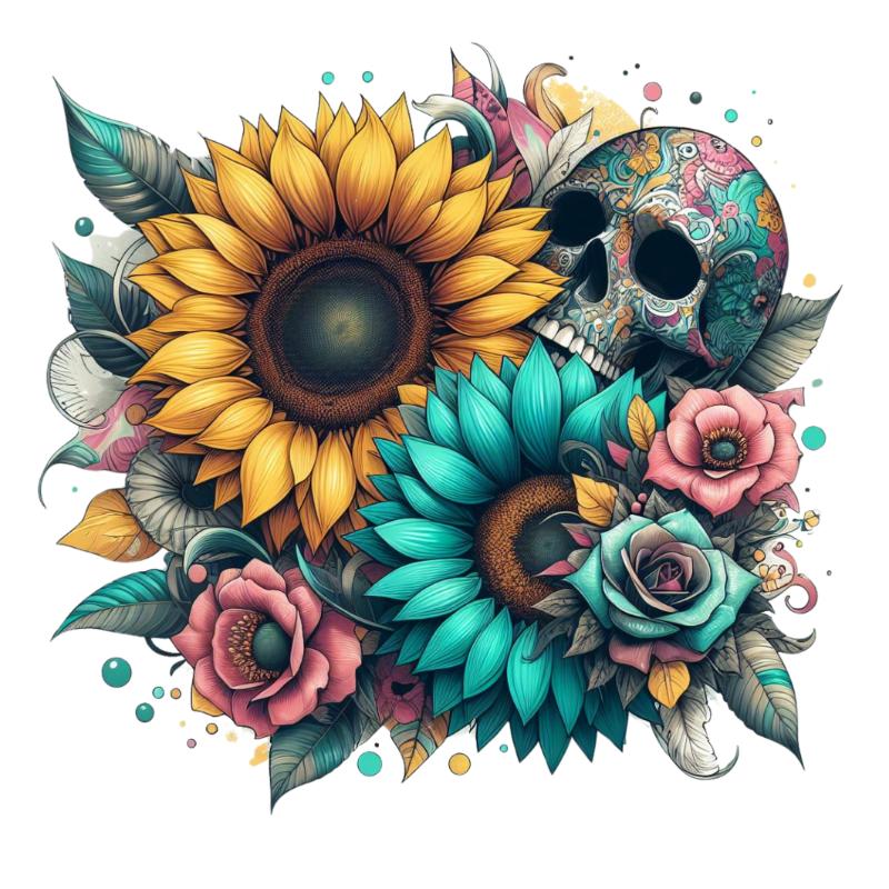 Heat transfers Iron on stickers  Tattoo girl 143 for Tshirts Iron on Decal Patches Stickers Clothes Hat Pillows DIY Crafts