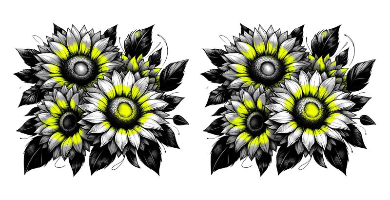 Heat transfers Iron on stickers  Tattoo girl 125 for Tshirts Iron on Decal Patches Stickers Clothes Hat Pillows DIY Crafts