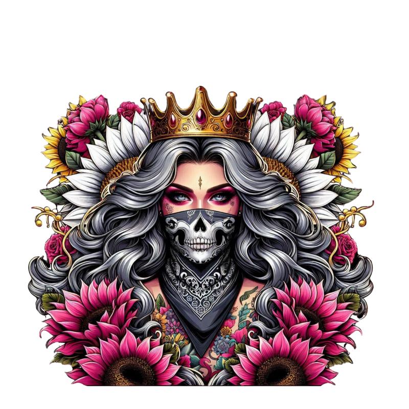 Heat transfers Iron on stickers  Tattoo girl 119 for Tshirts Iron on Decal Patches Stickers Clothes Hat Pillows DIY Crafts