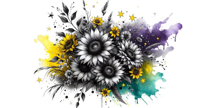 Heat transfers Iron on stickers  Tattoo girl 107 for Tshirts Iron on Decal Patches Stickers Clothes Hat Pillows DIY Crafts