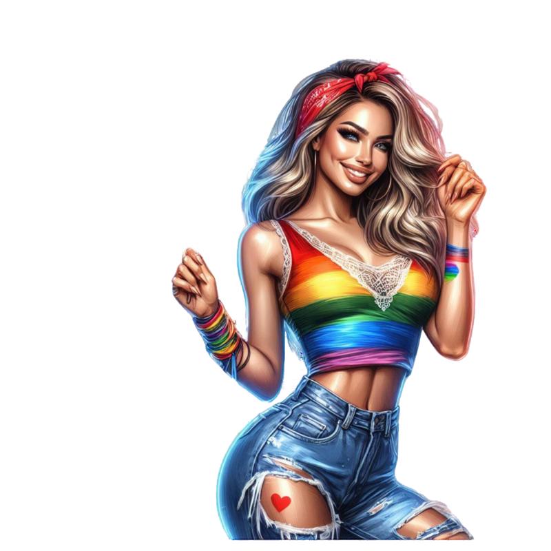 Heat transfers Iron on stickers  Tattoo girl 66 for Tshirts Iron on Decal Patches Stickers Clothes Hat Pillows DIY Crafts