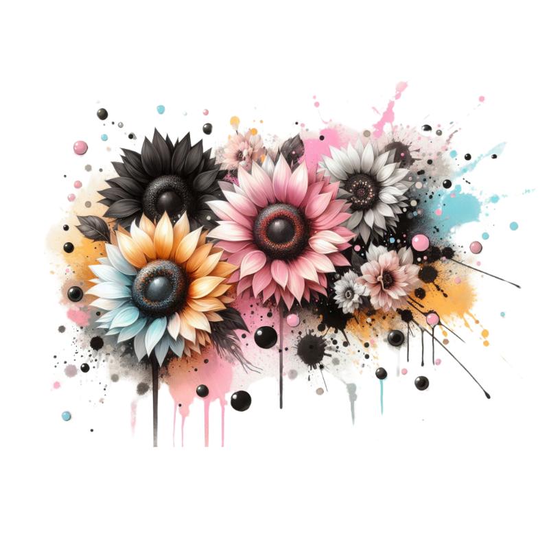 Heat transfers Iron on stickers  Tattoo girl 46 for Tshirts Iron on Decal Patches Stickers Clothes Hat Pillows DIY Crafts