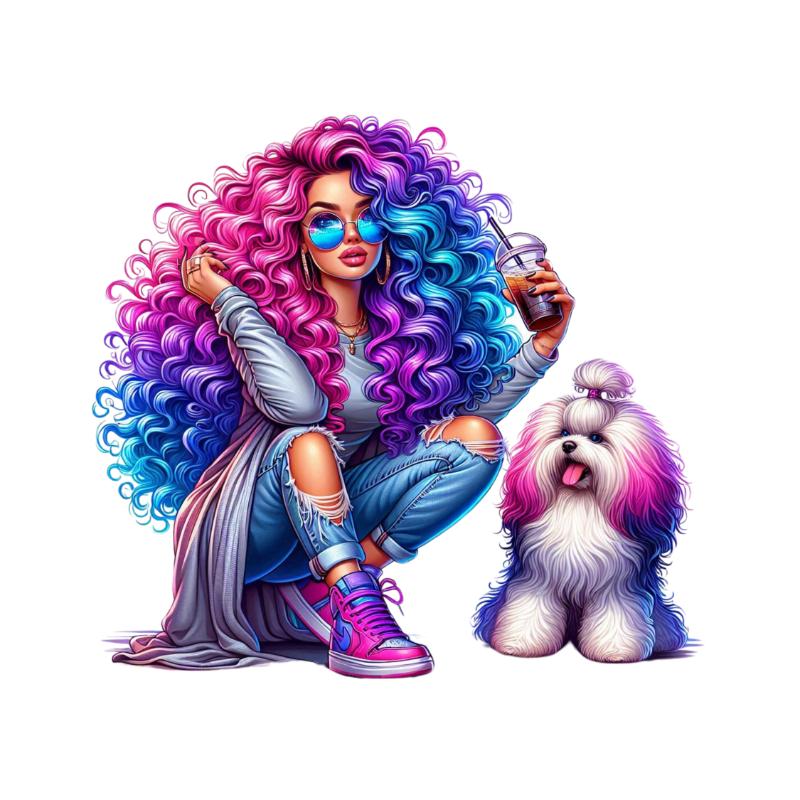 Heat transfers Iron on stickers  Tattoo girl 38 for Tshirts Iron on Decal Patches Stickers Clothes Hat Pillows DIY Crafts