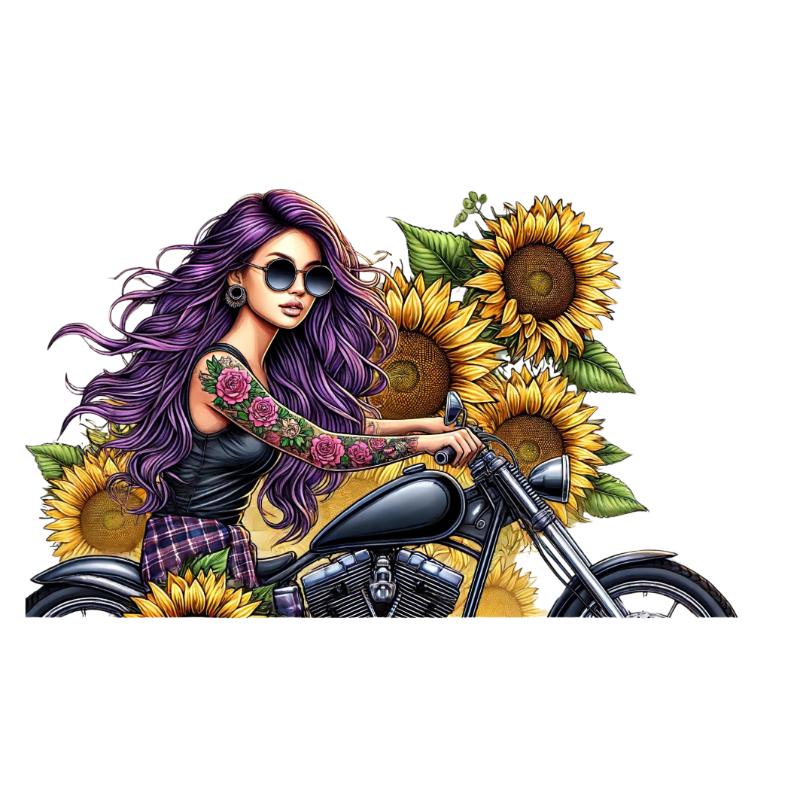 Heat transfers Iron on stickers  Tattoo girl 33 for Tshirts Iron on Decal Patches Stickers Clothes Hat Pillows DIY Crafts