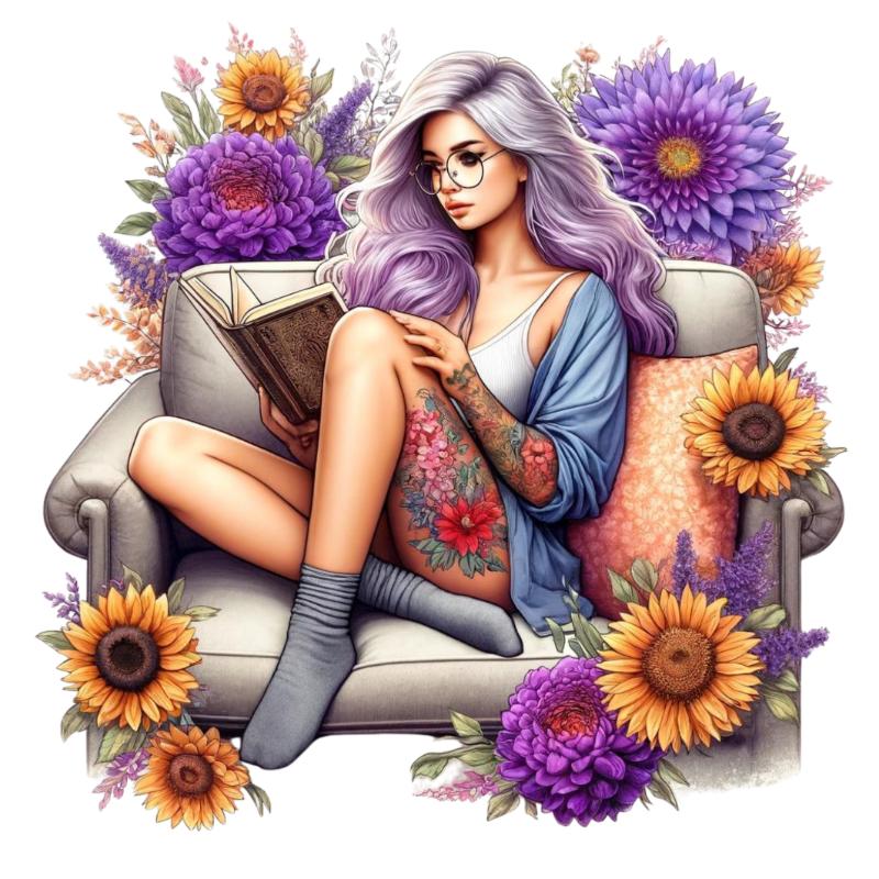 Heat transfers Iron on stickers  Tattoo girl 25 for Tshirts Iron on Decal Patches Stickers Clothes Hat Pillows DIY Crafts