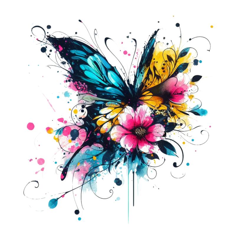 Heat transfers Iron on stickers  Tattoo girl 18 for Tshirts Iron on Decal Patches Stickers Clothes Hat Pillows DIY Crafts