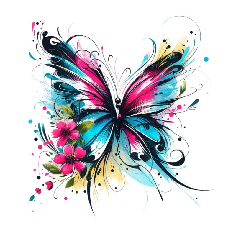 Heat transfers Iron on stickers  Tattoo girl 17 for Tshirts Iron on Decal Patches Stickers Clothes Hat Pillows DIY Crafts