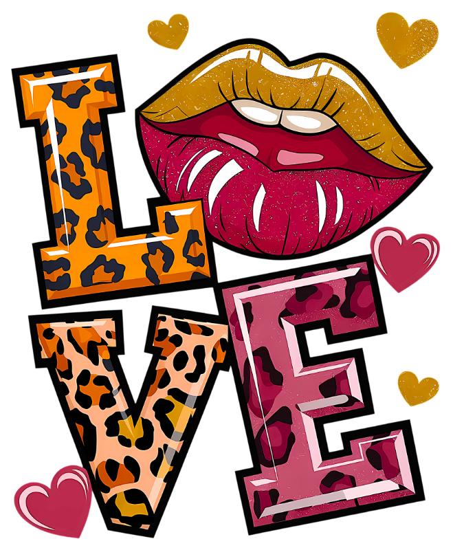 Heat transfers Iron on stickers  Valentine`s Day Valentine lover 409 for Tshirts Iron on Decal Patches Stickers Clothes Hat Pillows DIY Crafts