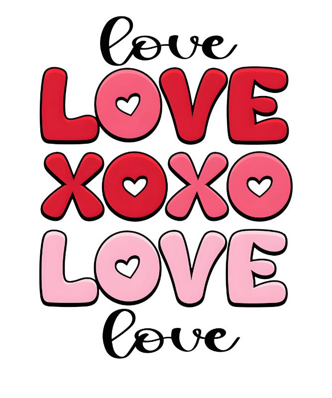 Heat transfers Iron on stickers  Valentine`s Day Valentine lover 401 for Tshirts Iron on Decal Patches Stickers Clothes Hat Pillows DIY Crafts