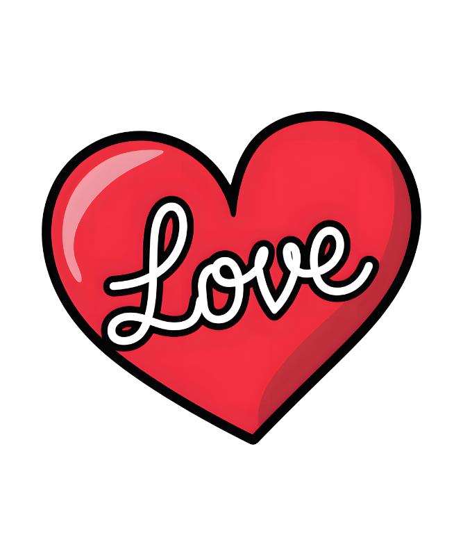 Heat transfers Iron on stickers  Valentine`s Day Valentine lover 368 for Tshirts Iron on Decal Patches Stickers Clothes Hat Pillows DIY Crafts