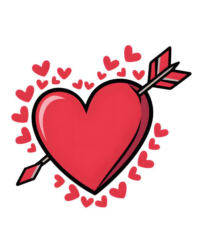 Heat transfers Iron on stickers  Valentine`s Day Valentine lover 346 for Tshirts Iron on Decal Patches Stickers Clothes Hat Pillows DIY Crafts