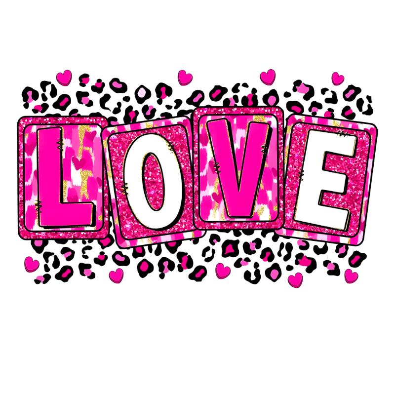 Heat transfers Iron on stickers  Valentine`s Day Valentine lover 324 for Tshirts Iron on Decal Patches Stickers Clothes Hat Pillows DIY Crafts