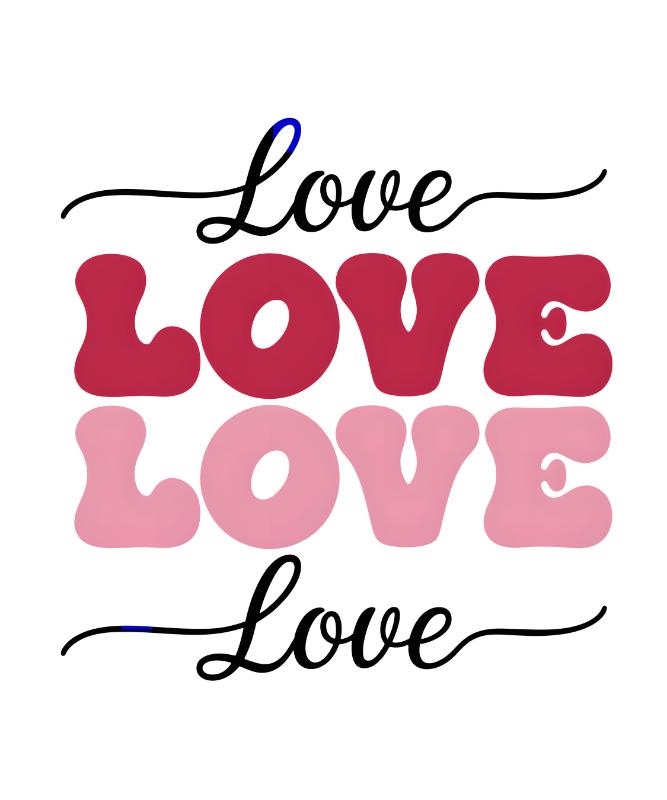 Heat transfers Iron on stickers  Valentine`s Day Valentine lover 299 for Tshirts Iron on Decal Patches Stickers Clothes Hat Pillows DIY Crafts