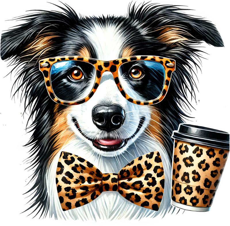 Heat transfers Iron on stickers  dog 199 for Tshirts Iron on Decal Patches Stickers Clothes Hat Pillows DIY Crafts