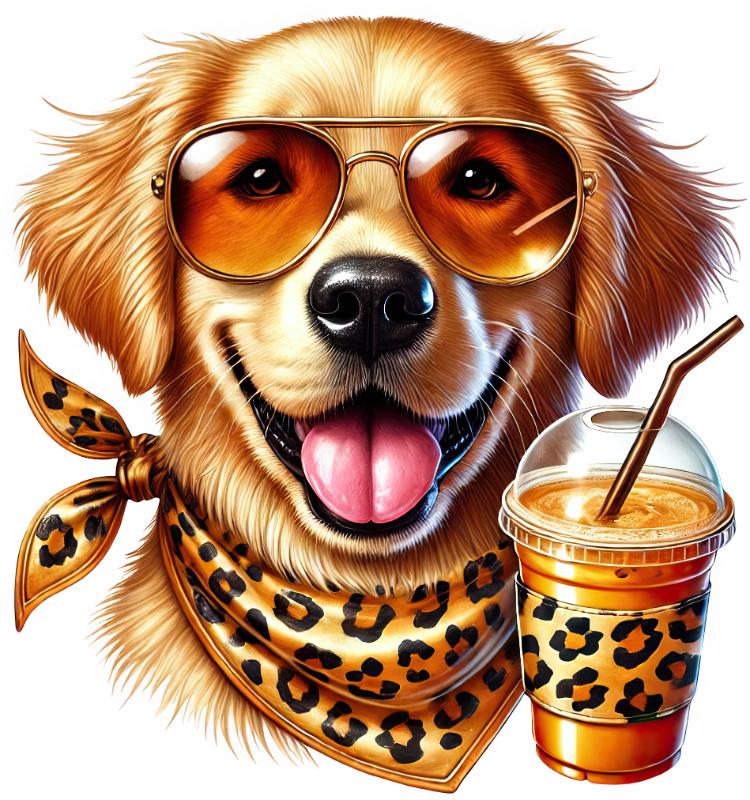 Heat transfers Iron on stickers  dog 198 for Tshirts Iron on Decal Patches Stickers Clothes Hat Pillows DIY Crafts