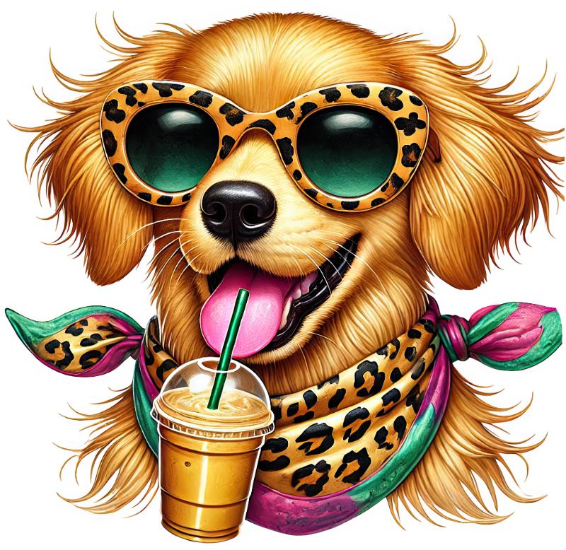 Heat transfers Iron on stickers  dog 170 for Tshirts Iron on Decal Patches Stickers Clothes Hat Pillows DIY Crafts