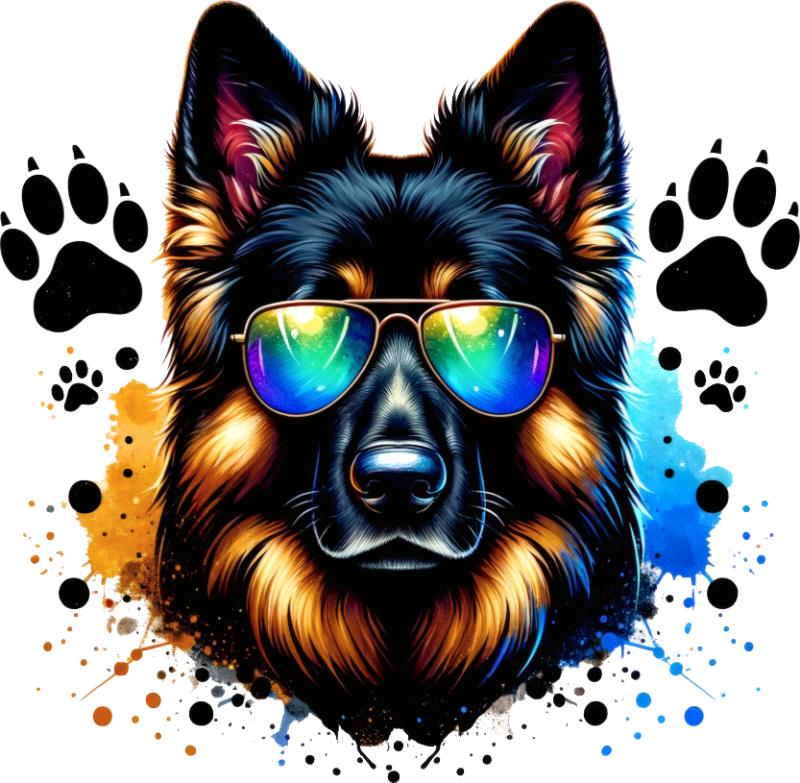 Heat transfers Iron on stickers  dog 149 for Tshirts Iron on Decal Patches Stickers Clothes Hat Pillows DIY Crafts