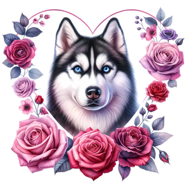 Heat transfers Iron on stickers  dog 144 for Tshirts Iron on Decal Patches Stickers Clothes Hat Pillows DIY Crafts