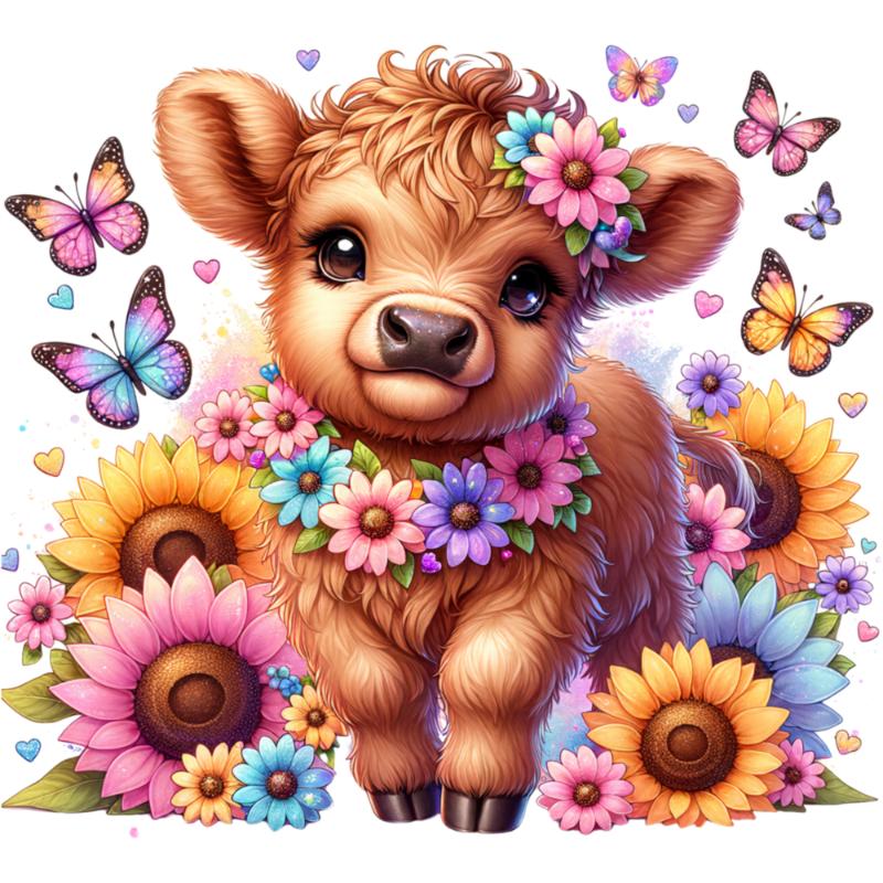 Heat transfers Iron on stickers  deer 57 for Tshirts Iron on Decal Patches Stickers Clothes Hat Pillows DIY Crafts