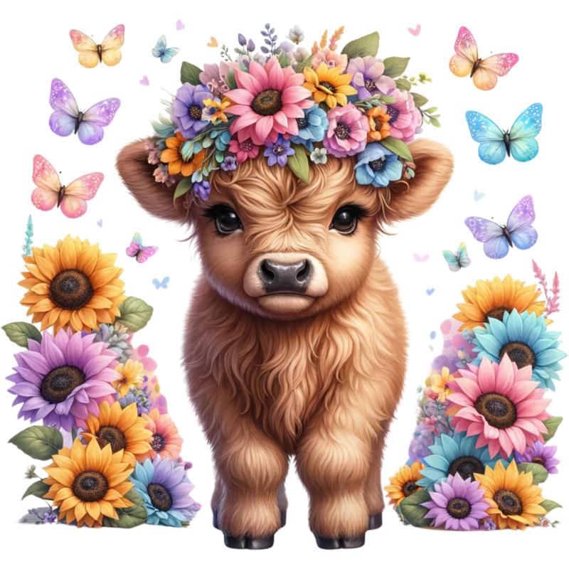 Heat transfers Iron on stickers  deer 120 for Tshirts Iron on Decal Patches Stickers Clothes Hat Pillows DIY Crafts