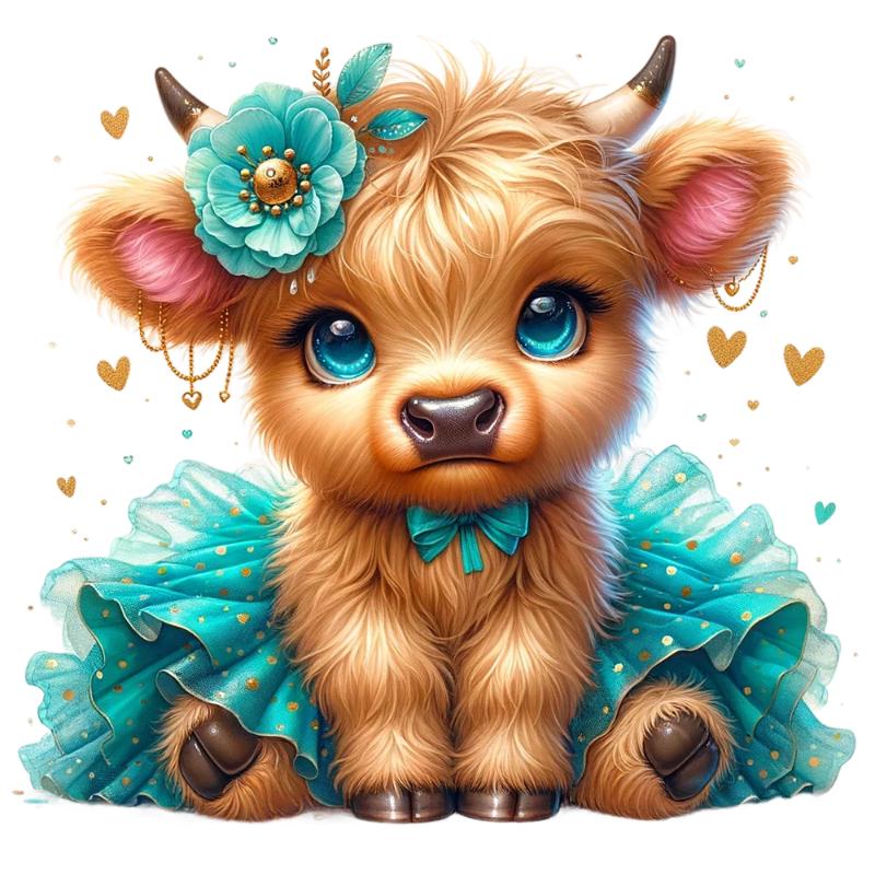 Heat transfers Iron on stickers  deer 12 for Tshirts Iron on Decal Patches Stickers Clothes Hat Pillows DIY Crafts