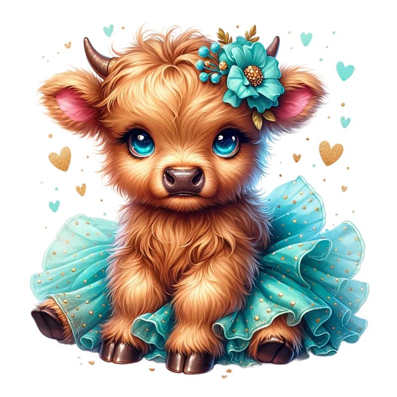 Heat transfers Iron on stickers  deer 119 for Tshirts Iron on Decal Patches Stickers Clothes Hat Pillows DIY Crafts