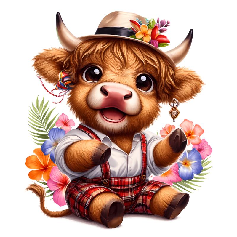 UV DTF decal Stickers cup wraps small decals cute animal 348 for Cup, glass, mugs, phone case, car, computer, furniture decals, DIY stickers UV DTF Transfer stickers wraps DIY Crafts