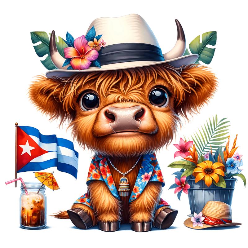 UV DTF decal Stickers cup wraps small decals cute animal 347 for Cup, glass, mugs, phone case, car, computer, furniture decals, DIY stickers UV DTF Transfer stickers wraps DIY Crafts