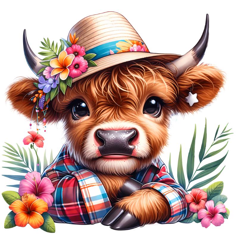 Heat transfers Iron on stickers  cute animal 34 for Tshirts Iron on Decal Patches Stickers Clothes Hat Pillows DIY Crafts