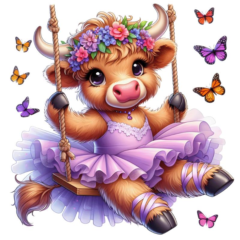 Heat transfers Iron on stickers  cute animal 308 for Tshirts Iron on Decal Patches Stickers Clothes Hat Pillows DIY Crafts