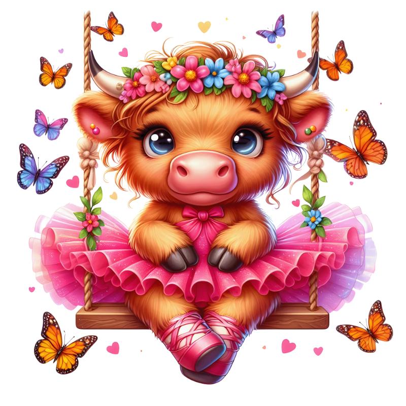 Heat transfers Iron on stickers  cute animal 307 for Tshirts Iron on Decal Patches Stickers Clothes Hat Pillows DIY Crafts