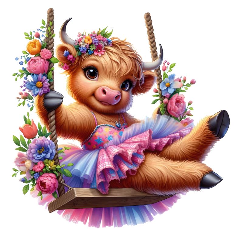 Heat transfers Iron on stickers  cute animal 295 for Tshirts Iron on Decal Patches Stickers Clothes Hat Pillows DIY Crafts