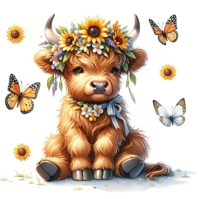 Heat transfers Iron on stickers  deer 64 for Tshirts Iron on Decal Patches Stickers Clothes Hat Pillows DIY Crafts