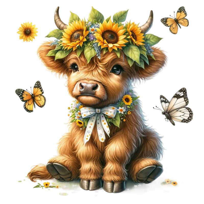 Heat transfers Iron on stickers  deer 63 for Tshirts Iron on Decal Patches Stickers Clothes Hat Pillows DIY Crafts