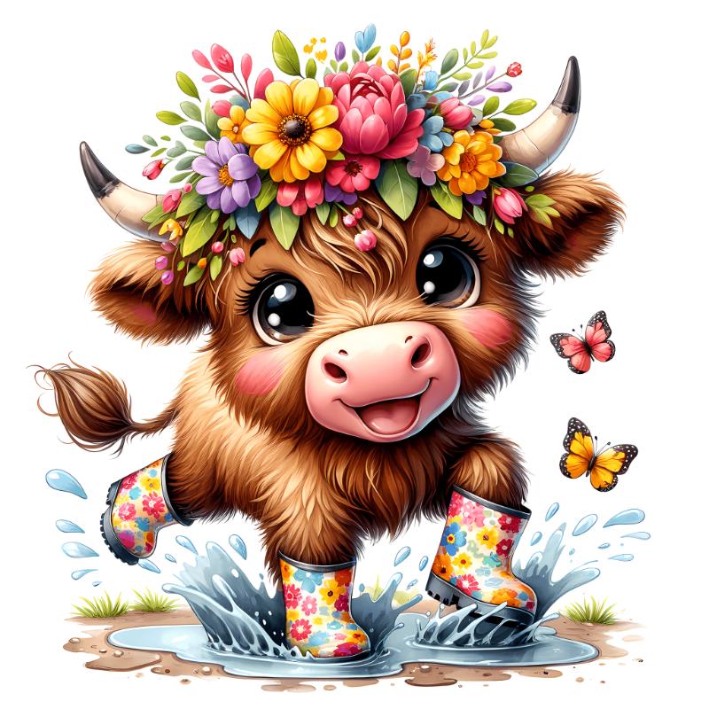 Heat transfers Iron on stickers  deer 209 for Tshirts Iron on Decal Patches Stickers Clothes Hat Pillows DIY Crafts