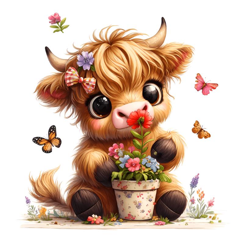 Heat transfers Iron on stickers  deer 206 for Tshirts Iron on Decal Patches Stickers Clothes Hat Pillows DIY Crafts