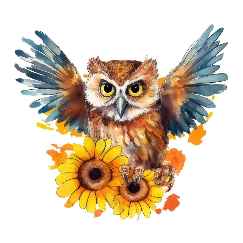 Heat transfers Iron on stickers  cute animal 154 for Tshirts Iron on Decal Patches Stickers Clothes Hat Pillows DIY Crafts