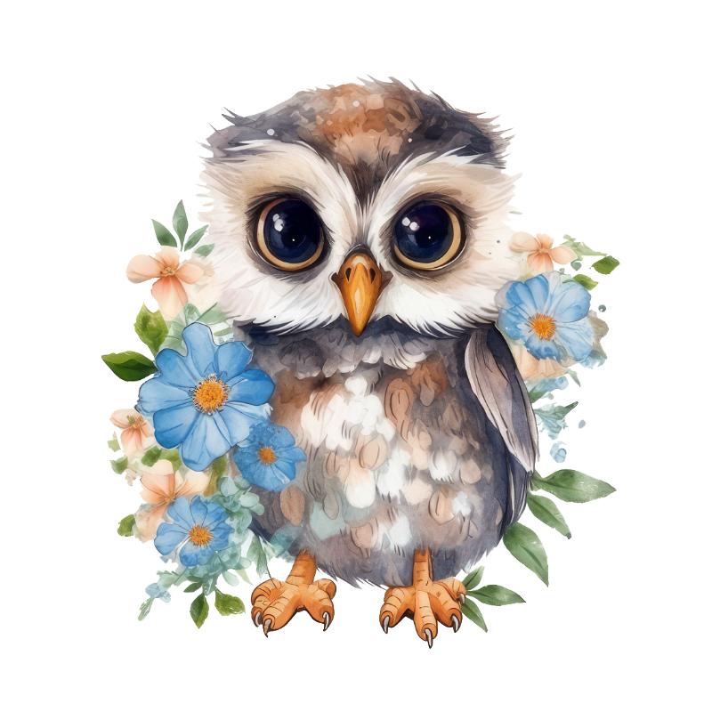 Heat transfers Iron on stickers  cute animal 152 for Tshirts Iron on Decal Patches Stickers Clothes Hat Pillows DIY Crafts