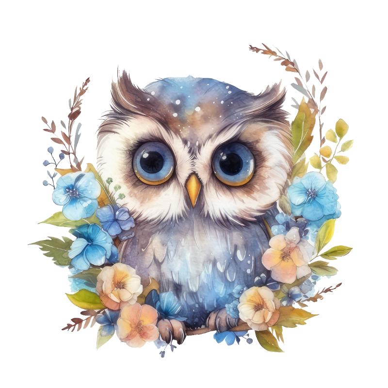 Heat transfers Iron on stickers  cute animal 137 for Tshirts Iron on Decal Patches Stickers Clothes Hat Pillows DIY Crafts