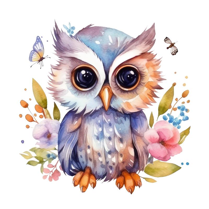 Heat transfers Iron on stickers  cute animal 133 for Tshirts Iron on Decal Patches Stickers Clothes Hat Pillows DIY Crafts