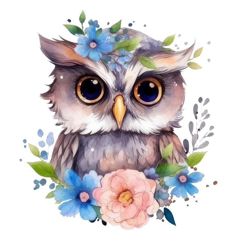 Heat transfers Iron on stickers  cute animal 131 for Tshirts Iron on Decal Patches Stickers Clothes Hat Pillows DIY Crafts