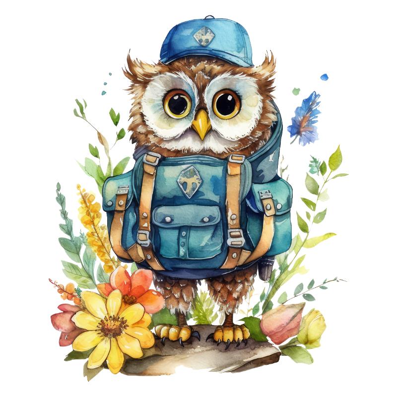 Heat transfers Iron on stickers  cute animal 126 for Tshirts Iron on Decal Patches Stickers Clothes Hat Pillows DIY Crafts