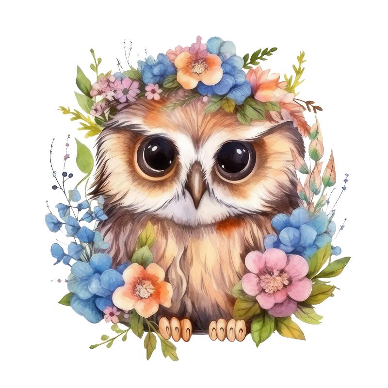 Heat transfers Iron on stickers  cute animal 125 for Tshirts Iron on Decal Patches Stickers Clothes Hat Pillows DIY Crafts