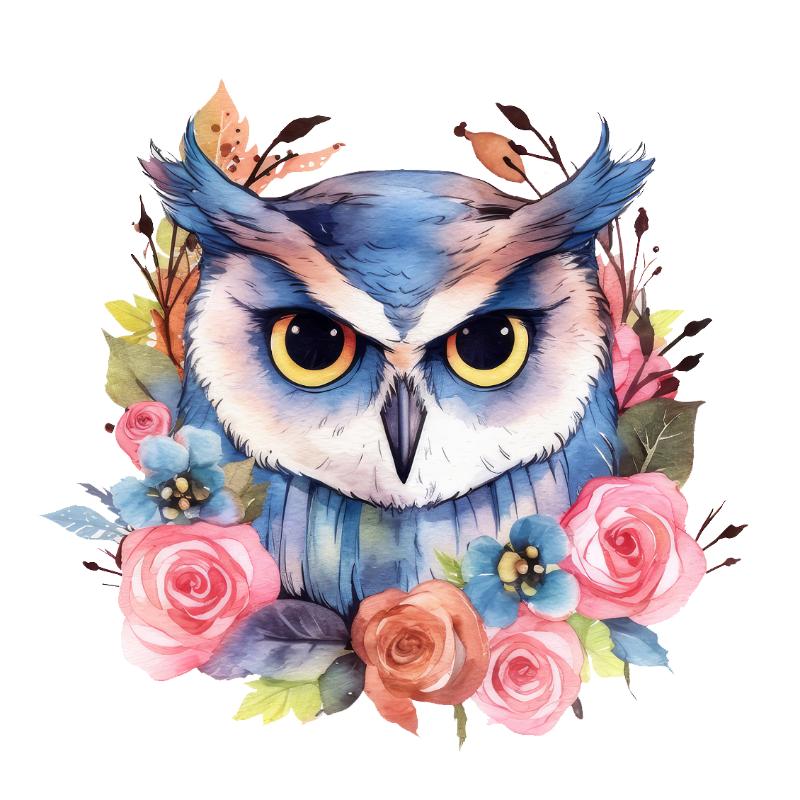 Heat transfers Iron on stickers  cute animal 124 for Tshirts Iron on Decal Patches Stickers Clothes Hat Pillows DIY Crafts