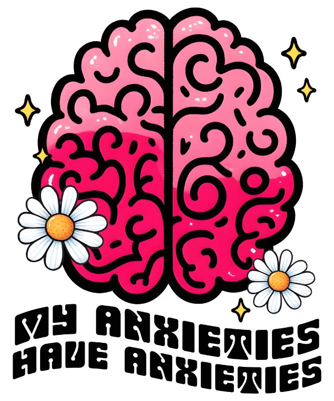 Heat transfers Iron on stickers  anxiety 21 for Tshirts Iron on Decal Patches Stickers Clothes Hat Pillows DIY Crafts