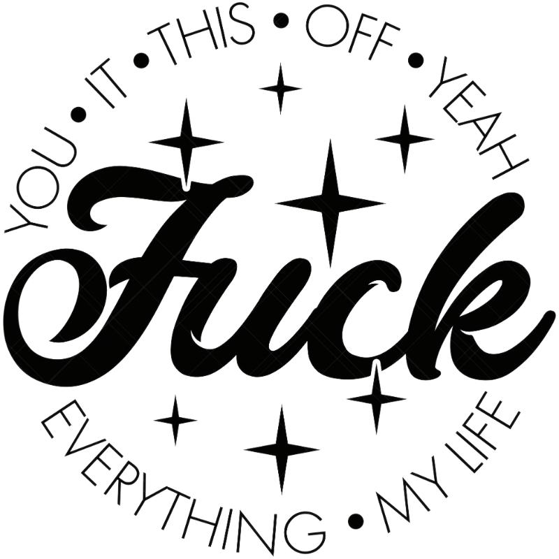 UV DTF decal Stickers cup wraps small decals Obscene Curse Swear Bad words 2 for Cup, glass, mugs, phone case, car, computer, furniture decals, DIY stickers UV DTF Transfer stickers wraps DIY Crafts